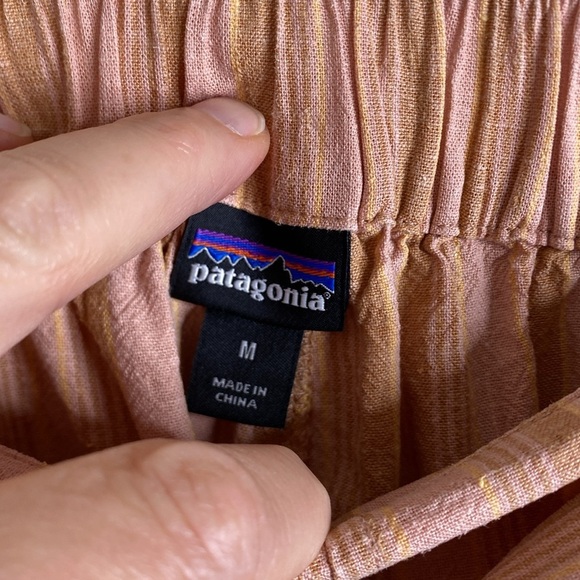 Patagonia women’s garden island wrap pants striped size medium - Picture 3 of 7